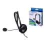Esperanza EH102 Kabelgebundenes Headset mit Mikrofon - Schwarz