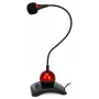 Esperanza EH130 PC-Mikrofon, Kondensator, omnidirektional, 3,5-mm-Klinke, Schwarz/Rot