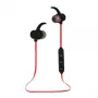 Esperanza EH186K Kabellose In-Ear-Sport-Neckband-Bluetooth-Kopfhörer mit Mikrofon, Schwarz/Rot