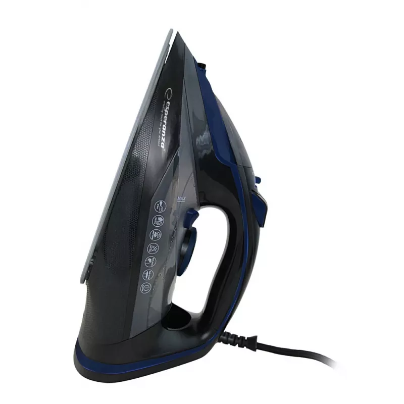 Esperanza EHI012 2600W Bügeleisen mit Keramiksohle, Schwarz