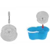 Esperanza EHS005 Wischsystem mit Schleuder, Teleskopstiel, 6L Eimer, 2 Mikrofaserbezüge, Grün/Grau
