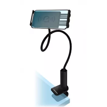 Esperanza EMH142 Desktop-Halterung für Smartphones und Tablets, Schwarz