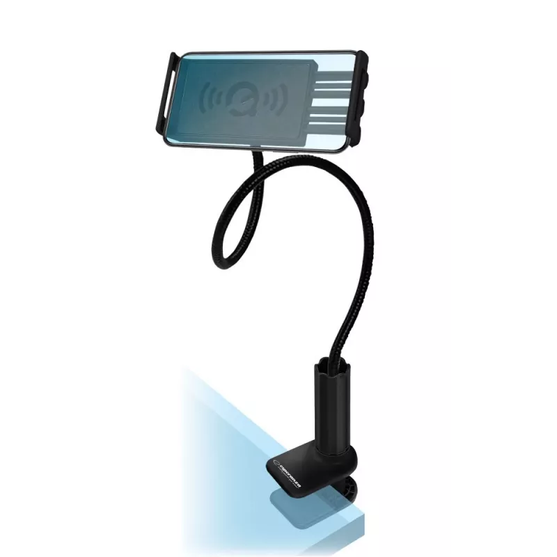 Esperanza EMH142 Desktop-Halterung für Smartphones und Tablets, Schwarz