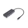 ESTUFF ES623013 USB-C 6-in-1 Mobile Hub, 4K HDMI, 2x USB-A, 100W PD, Aluminium, Grau