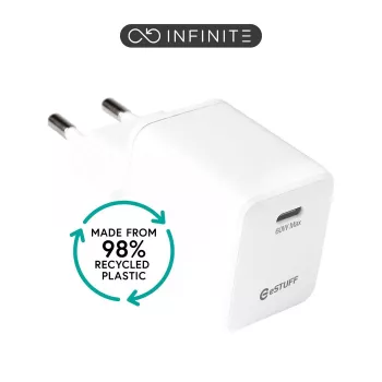 ESTUFF INFINITE (GRS) 20W USB-C PD Charger - Weiß