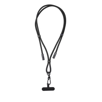 ESTUFF Lanyard-Kabel USB-C auf USB-C 60W PD 480Mbps 15cm Schwarz