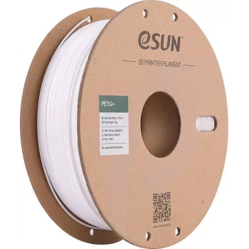 eSUN PETG+ 1,75mm Weiß 1kg Pappspule 3D-Drucker Filament PETG+175W1P1