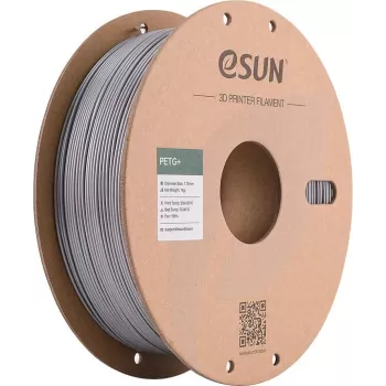 eSUN PETG+ 3D-Drucker Filament 1,75 mm Silber 1 kg Papierspule PETG+175S1P1