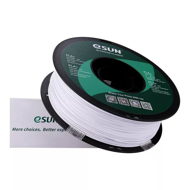 ESUN PLA+ 1,75 mm Kaltweiß 1 kg 3D-Drucker Filament