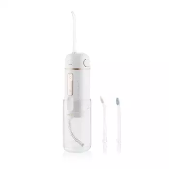 ETA Aqua Care Compact Kabellose Munddusche – 165 ml, Weiß, 2 Düsen, IPX7, USB-Aufladbar