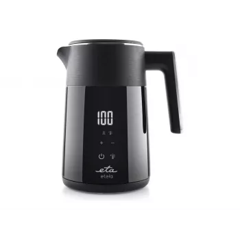 ETA Etela 9596 90000 Wasserkocher 2200 W 1,5 L Edelstahl Schwarz 360°-Drehsockel