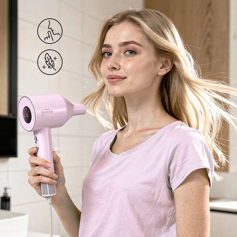 ETA Fenité Pastels Haartrockner 1600 W Ionen-Technologie Hellrosa mit Diffusor