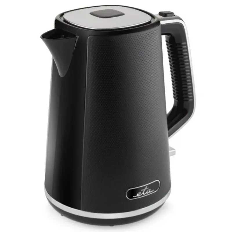 ETA Nora Wasserkocher 1,7 l, 2200 W, Schwarz, kabellos mit 360°-Drehfuß