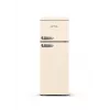 ETA Storio Retro ETA253390040EN Freistehender Kühl-Gefrierschrank mit Gefrierfach oben, 215 L Gesamtinhalt, Beige, Energieeffizienzklasse E, 38 dB