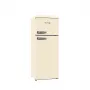 ETA Storio Retro ETA253390040EN Freistehender Kühl-Gefrierschrank mit Gefrierfach oben, 215 L Gesamtinhalt, Beige, Energieeffizienzklasse E, 38 dB