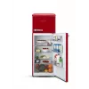 ETA Storio Retro Kühlschrank-Gefrierkombination 215L freistehend Rot Energieklasse E