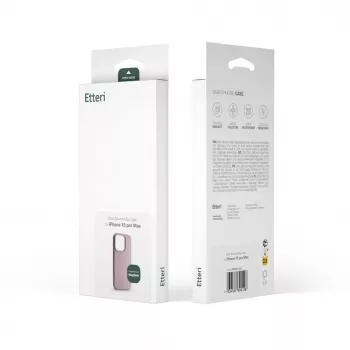 ETTERI Silicone Mag Case für iPhone 16 Pro 6,3 Zoll Hellrosa
