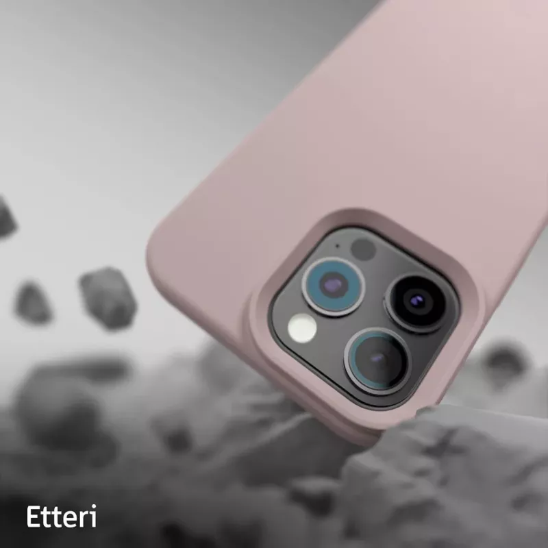 ETTERI Silicone Mag Case für iPhone 16 Pro 6,3 Zoll Hellrosa