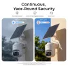 eufy eufyCam C36 solo 4K UHD kabellose Solar-Sicherheitskamera, Weiß
