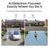 eufy eufyCam C36 solo 4K UHD kabellose Solar-Sicherheitskamera, Weiß