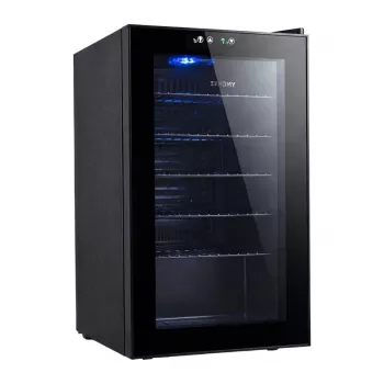 EUHOMY BR001-89BL 70L Getränkekühlschrank (Schwarz)