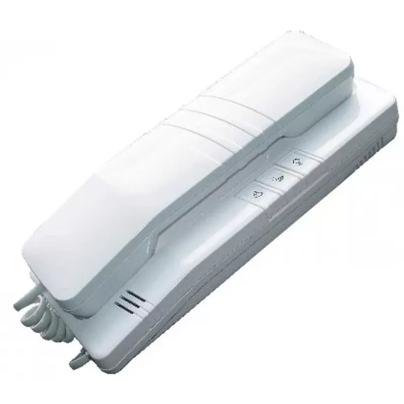 EURA ADA-38A3 4-Draht Analog-Gegensprechhörer für RL-3203H-Systeme, Weiß