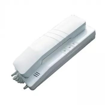 EURA ADA-38A3 4-Draht Analog-Gegensprechhörer für RL-3203H-Systeme, Weiß