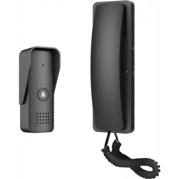 EURA ADP-24A3 2-Draht Audio-Gegensprechanlage Schwarz
