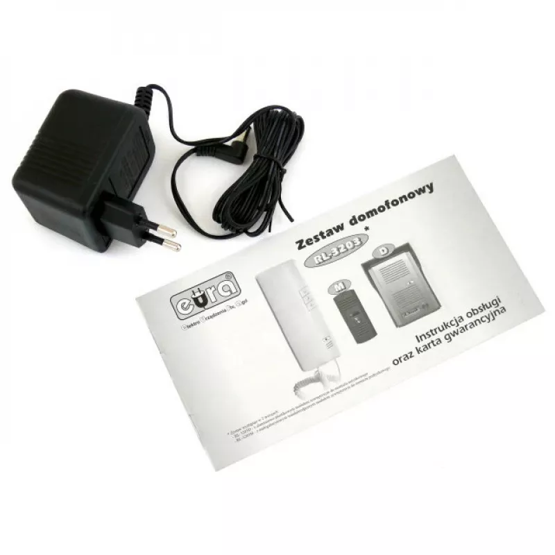 EURA ADP-42A3 (RL-3203M) 7-Zoll TFT-LCD Video-Türsprechanlagen-Set - Weiß