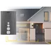 EURA ADP-51A3 DIFESA Audio-Türsprechanlagen-Set - 1-Familie, 2 Hörer, Gegensprechanlage, Graphit