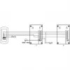 EURA ADP-51A3 DIFESA Audio-Türsprechanlagen-Set - 1-Familie, 2 Hörer, Gegensprechanlage, Graphit
