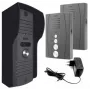 EURA ADP-51A3 DIFESA Audio-Türsprechanlagen-Set - 1-Familie, 2 Hörer, Gegensprechanlage, Graphit