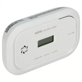 EURA CD-72A2/B Kohlenmonoxidmelder mit LCD-Anzeige, elektrochemischer Sensor, 85 dB Alarm, EN 50291-1 zertifiziert