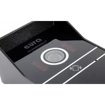 EURA VDP-80C5 Dual-Family Video Intercom System, Weiß, 2x 7 inch LCD, FHD, 1080p Kamera, RFID-Leser, Aufputzmontage
