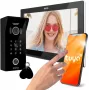 Eura VDP-99C5 Video-Türsprechanlage, 7 Zoll TFT-LCD, WiFi, RFID, Tuya Smart, Schwarz