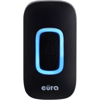 EURA WDP-42A3 Kabellose Türklingel - Schwarz