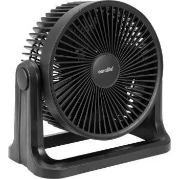 EUROLITE AKKU AF-10 Mini Silent Fan Schwarz 23 cm Ø batteriebetrieben bis zu 11,5 h