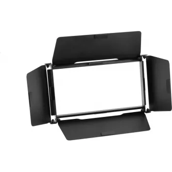 EUROLITE Flügeltor für Multiflood IP 8x10W RGBW Wash – Metall Schwarz 24,5 cm