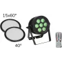 EUROLITE LED IP PAR 7x9W SCL Spot mit 15x60° und 40° Diffusorlinsen 20000672