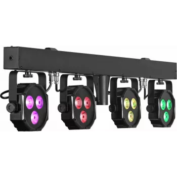 EUROLITE LED KLS-402 Kompaktes Lichtset AIR 4x RGB/WW Spots AirW Wireless