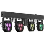EUROLITE LED KLS-402 Kompaktes Lichtset AIR 4x RGB/WW Spots AirW Wireless