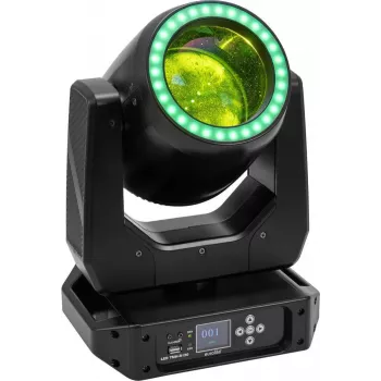EUROLITE LED TMH-B120 Hypno Moving Head Beam 120W COB 2° Abstrahlwinkel RGB-Ring