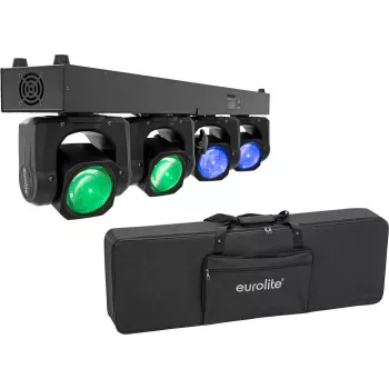 EUROLITE LED TMH Bar B240 Moving-Head Beam Set mit Softbag – 4x 60W RGBW Bühnenbeleuchtung