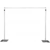 EUROLITE MCS-3148 Mobiler Vorhangständer, Teleskop-Aluminium, 2,5-4,8m Breite, 2,1-3,0m Höhe, 20kg Traglast