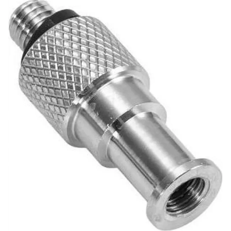 EUROLITE Mini TV Spigot 16 mm Ø mit M10 Gewinde Edelstahl Bühnenzubehör