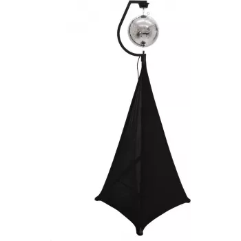 EUROLITE Spiegelkugel-Set 50cm mit Stativ und schwarzem Segel 20000708