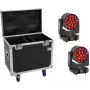 EUROLITE Set 2x LED TMH-H380 Beam/Wash/Flower Effekt Moving Head mit Flightcase