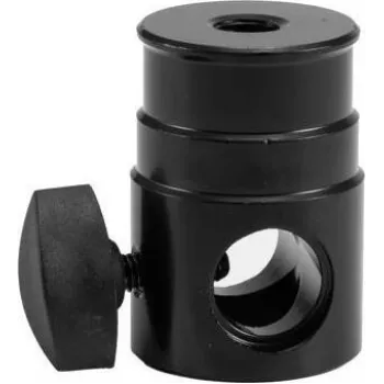 EUROLITE TV Spigot Adapter 16 mm mit M10 Gewinde – Robuster Stahladapter bis 15 kg