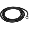 EUROLITE UAN-1 Universal-Nebelmaschinen-Adapter mit Schlauch, 40 mm Auslass, 1 m flexibler Schlauch, Schwarz 51702066