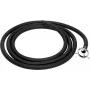 EUROLITE UAN-1 Universal-Nebelmaschinen-Adapter mit Schlauch, 40 mm Auslass, 1 m flexibler Schlauch, Schwarz 51702066